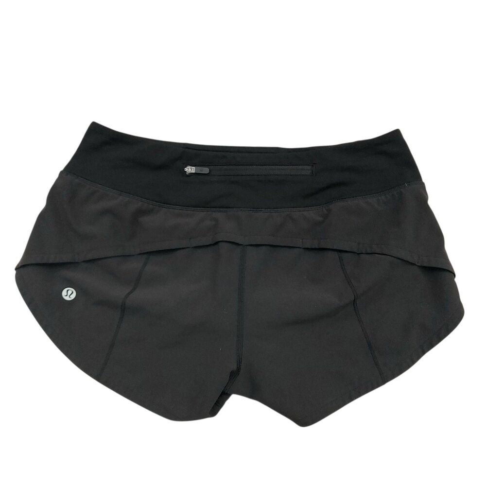 lululemon Hotty Shorts Womens 4 Black Lined Lightweight Athleisure Running Gym - Picture 4 of 9